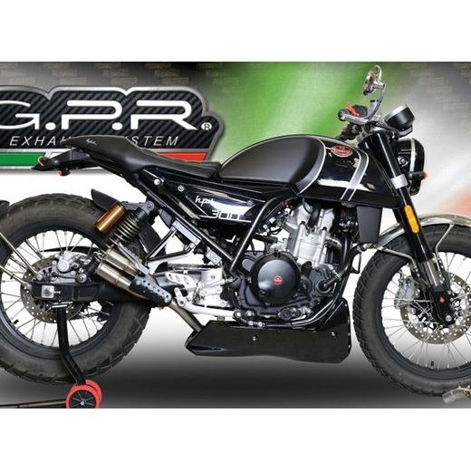 VÝFUK KOMPLETNÍ GPR F205 MD.4.RACE.F205 BROUŠENÁ NEREZOVÁ OCEL