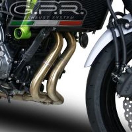 VÝFUK KOMPLETNÍ GPR DEEPTONE E4.CO.K.160.CAT.DE BROUŠENÁ NEREZOVÁ OCEL PRO KAWASAKI Z 650 2017-2020