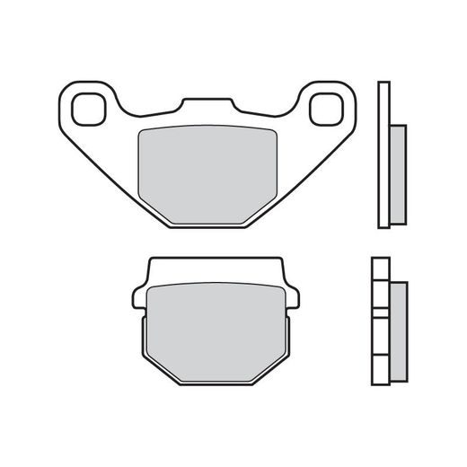 BRZDOVÉ DESTIČKY BREMBO 07026 CC SCOOTER