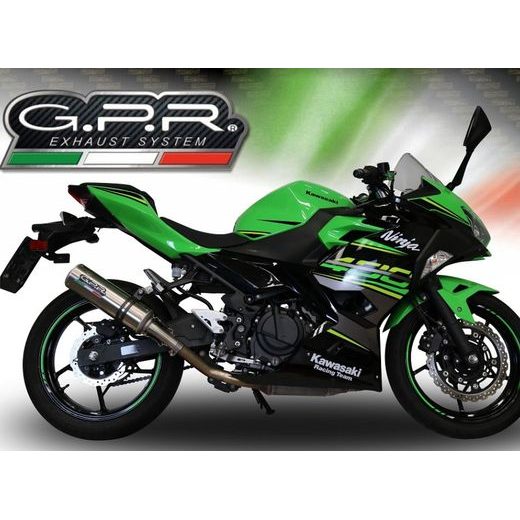 VÝFUK KOMPLETNÍ GPR M3 CO.K.174.RACE.M3.INOX BROUŠENÁ NEREZOVÁ OCEL PRO KAWASAKI NINJA 400 2018-2022