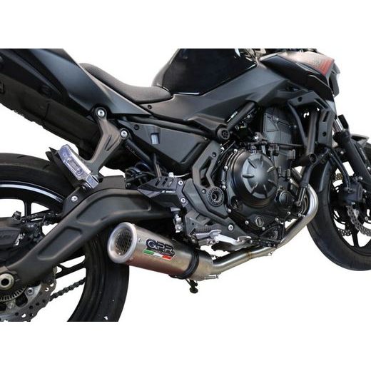 VÝFUK KOMPLETNÍ GPR M3 E4.CO.K.160.CAT.M3.INOX BROUŠENÁ NEREZOVÁ OCEL PRO KAWASAKI Z 650 2017-2020