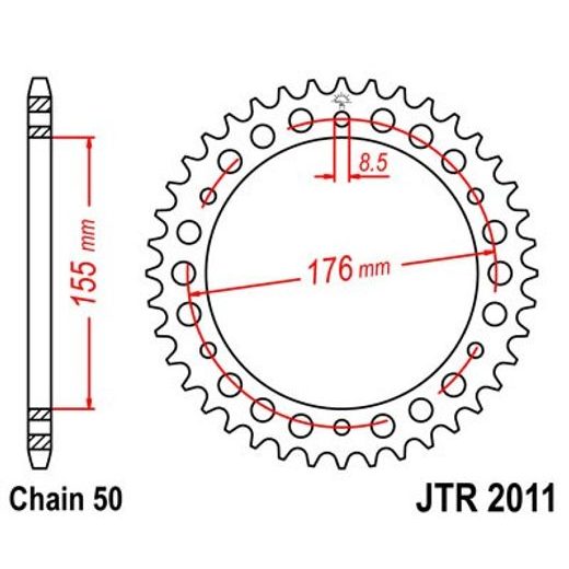 ŘETĚZOVÁ SADA EK - ZLATÝ ŘETĚZ 530 ZVX, X-KROUŽEK, KOLEČKO JT POGUMOVANÉ, ROZETA JT PRO TRIUMPH SPEED TRIPLE 955 2002-2004