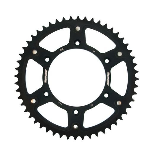 ŘETĚZOVÁ SADA EK - ZLATÝ ŘETĚZ 520 SRX, X-KROUŽEK, KOLEČKO SUPERSPROX, ROZETA SUPERSPROX STEALTH PRO KTM SX-F 505 2007-2008