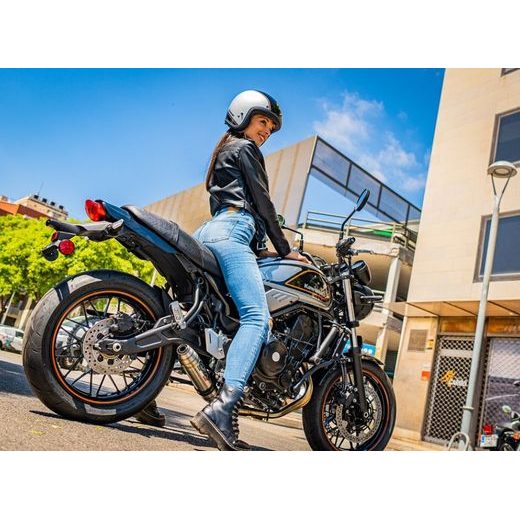 VÝFUK KOMPLETNÍ GPR DEEPTONE CO.K.161.2.RACE.DE BROUŠENÁ NEREZOVÁ OCEL PRO KAWASAKI Z 650 RS 2021-2023