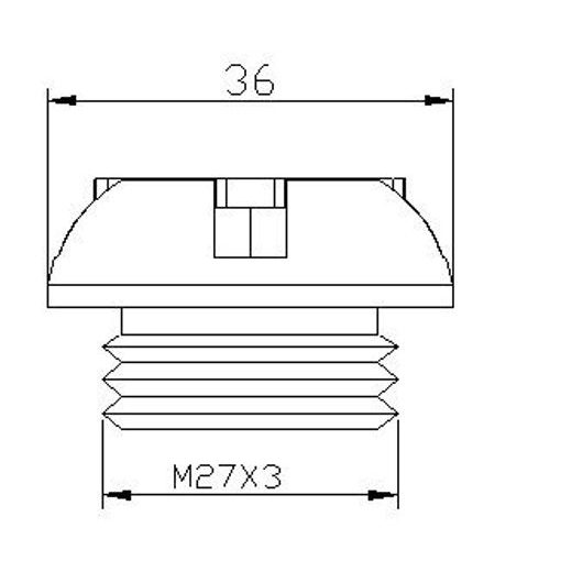 ZÁTKA OLEJE PUIG 6157O ZLATÁ M27X3