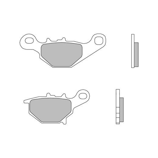 BRZDOVÉ DESTIČKY BREMBO 07SU31SD