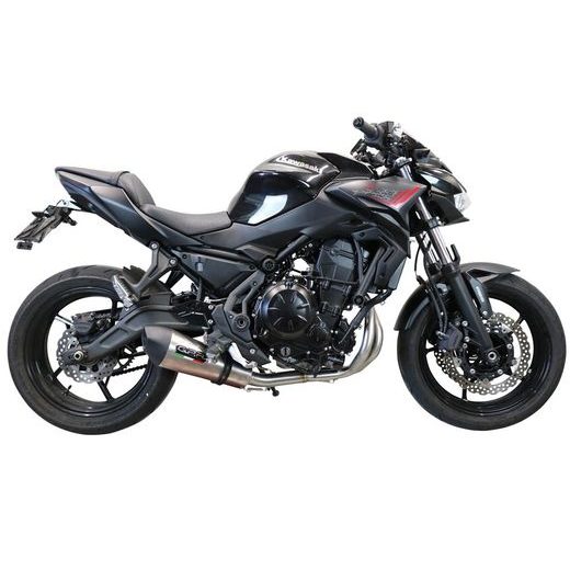 VÝFUK KOMPLETNÍ GPR NEW GRAND PRIX EVO TITANIUM E4.CO.K.160.CAT.GPAN.TO BROUŠENÝ TITAN PRO KAWASAKI Z 650 2017-2020