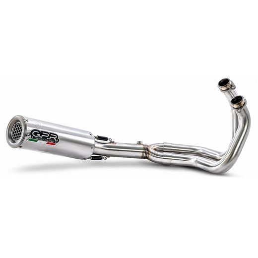 VÝFUK KOMPLETNÍ GPR M3 E4.CO.K.161.CAT.M3.INOX BROUŠENÁ NEREZOVÁ OCEL PRO KAWASAKI NINJA 650 2017-2020