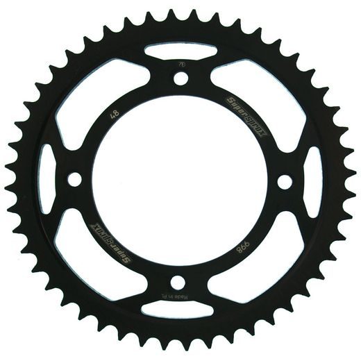 ŘETĚZOVÁ SADA EK - ZLATÝ ŘETĚZ 428 SRX, X-KROUŽEK, KOLEČKO SUPERSPROX, ROZETA SUPERSPROX PRO SUZUKI RM 80 1997-2001