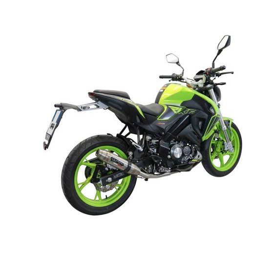 VÝFUK KOMPLETNÍ GPR DEEPTONE E4.CO.KE.1.CAT.DE BROUŠENÁ NEREZOVÁ OCEL PRO KEEWAY RKF 125 2018-2020