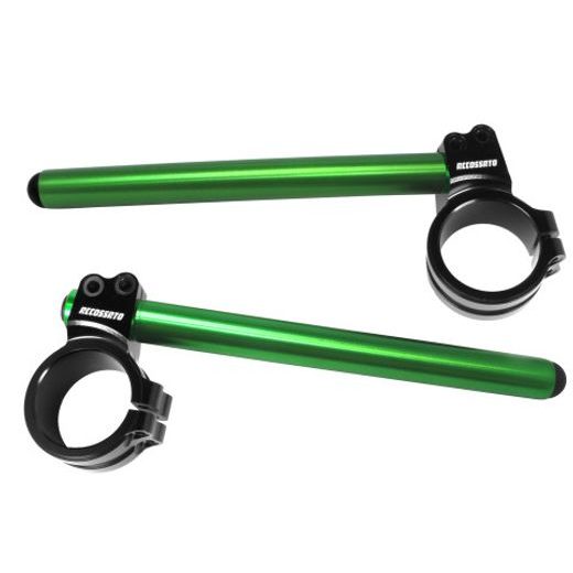 ZVÝŠENÉ CLIP-ONY ACCOSSATO CP008 +10 MM SE SKLONEM 10 STUPŇŮ, ČERNÉ