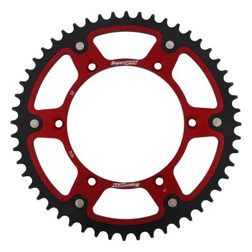 ROZETA SUPERSPROX STEALTH RST-1512:52-RED ČERVENÁ 52 ZUBŮ, 520