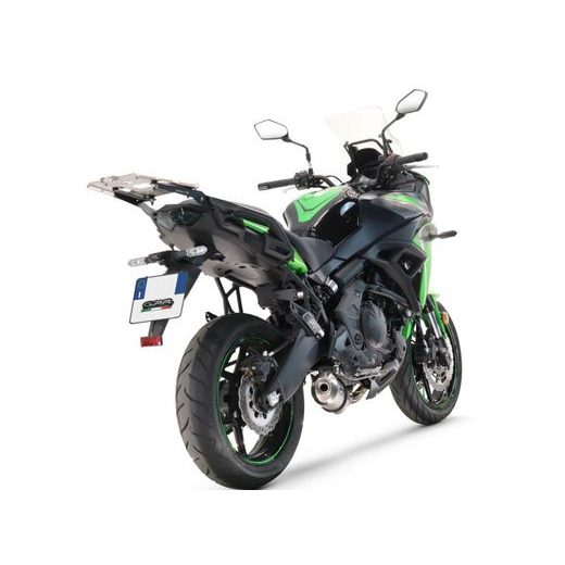 VÝFUK KOMPLETNÍ GPR SATINOX E4.CO.K.169.CAT.SAT BROUŠENÁ NEREZOVÁ OCEL PRO KAWASAKI VERSYS 650 2017-2020