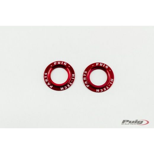 RINGS FOR AXLE SLIDERS PUIG PHB19 20271R HLINÍK ČERVENÁ