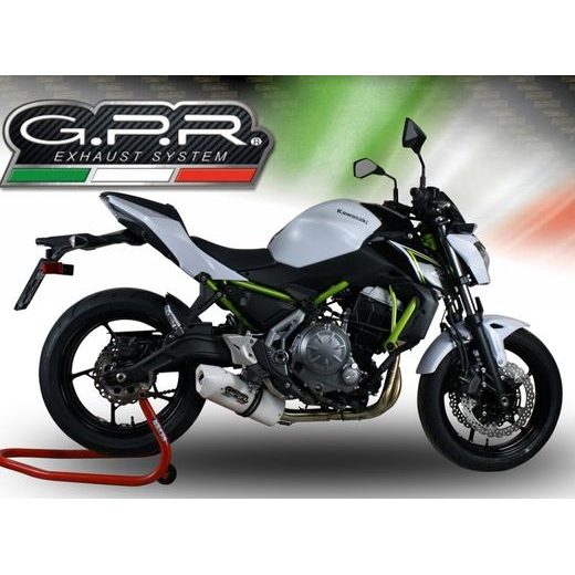 VÝFUK KOMPLETNÍ GPR ALBUS EVO4 E4.CO.K.160.CAT.ALBE4 LESKLÁ BÍLÁ PRO KAWASAKI Z 650 2017-2020