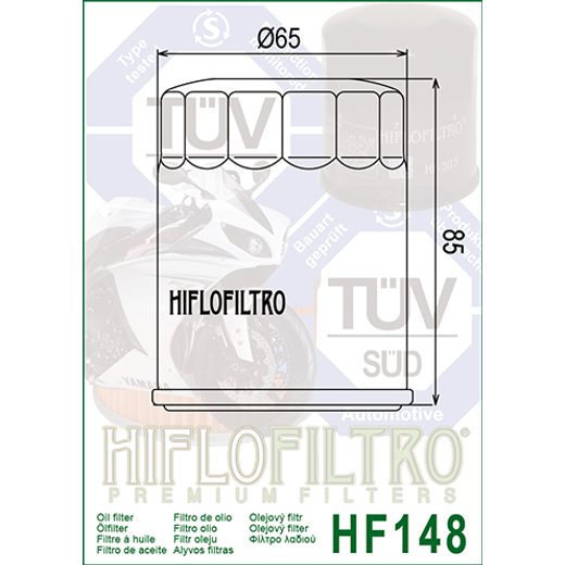 OLEJOVÝ FILTR HIFLOFILTRO HF148