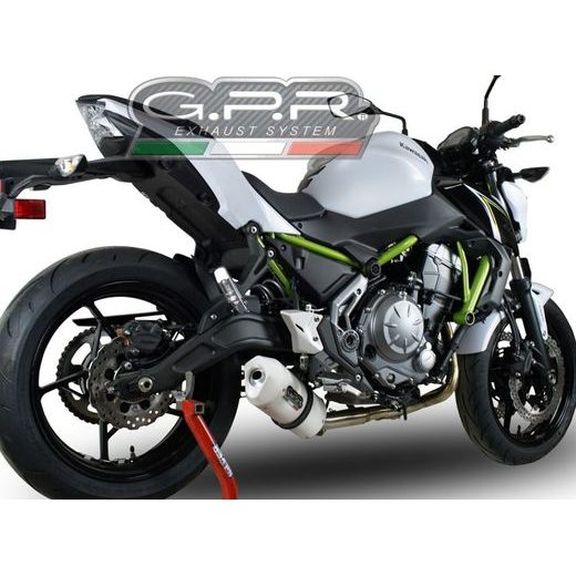 VÝFUK KOMPLETNÍ GPR ALBUS EVO4 E4.CO.K.160.CAT.ALBE4 LESKLÁ BÍLÁ PRO KAWASAKI Z 650 2017-2020
