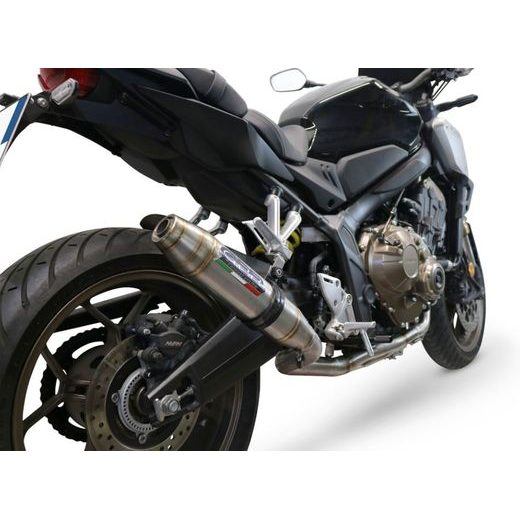 VÝFUK KOMPLETNÍ GPR DEEPTONE E4.CO.H.249.1.CAT.DE BROUŠENÁ NEREZOVÁ OCEL PRO HONDA CBR 650 F 2017-2018
