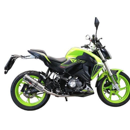 VÝFUK KOMPLETNÍ GPR M3 E4.CO.KE.1.CAT.M3.IT BROUŠENÁ NEREZOVÁ OCEL PRO KEEWAY RKF 125 2018-2020