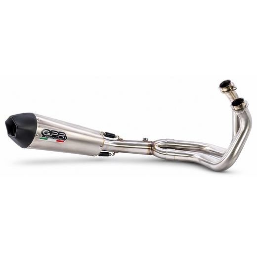 VÝFUK KOMPLETNÍ GPR M3 E4.CO.K.161.CAT.M3.INOX BROUŠENÁ NEREZOVÁ OCEL PRO KAWASAKI NINJA 650 2017-2020