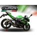 VÝFUK KOMPLETNÍ GPR DEEPTONE CO.K.174.RACE.DE BROUŠENÁ NEREZOVÁ OCEL PRO KAWASAKI NINJA 400 2018-2022