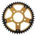 ŘETĚZOVÁ SADA EK - ZLATÝ ŘETĚZ 525 ZVX, X-KROUŽEK, KOLEČKO JT POGUMOVANÉ, ROZETA SUPERSPROX STEALTH PRO BMW HP4 1000 2013-2015
