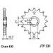 ŘETĚZOVÉ KOLEČKO JT JTF 331-14 14 ZUBŮ, 630