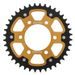 ŘETĚZOVÁ SADA EK - ZLATÝ ŘETĚZ 520 ZVX, X-KROUŽEK, KOLEČKO SUPERSPROX, ROZETA SUPERSPROX STEALTH PRO KAWASAKI ZX-6R 636 NINJA (<2006) 2003-2004