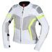 SPORTS WOMEN'S JACKET IXS TRIGONIS-AIR X51064 LIGHT GREY-GREY-NEON YELLOW D3XL