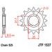 ŘETĚZOVÉ KOLEČKO JT JTF 1537-15RB 15 ZUBŮ, 525 POGUMOVANÉ