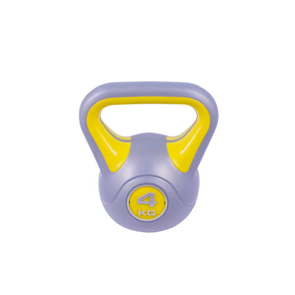 Levně Činka Sportago Kettlebell 4 kg - žlutá