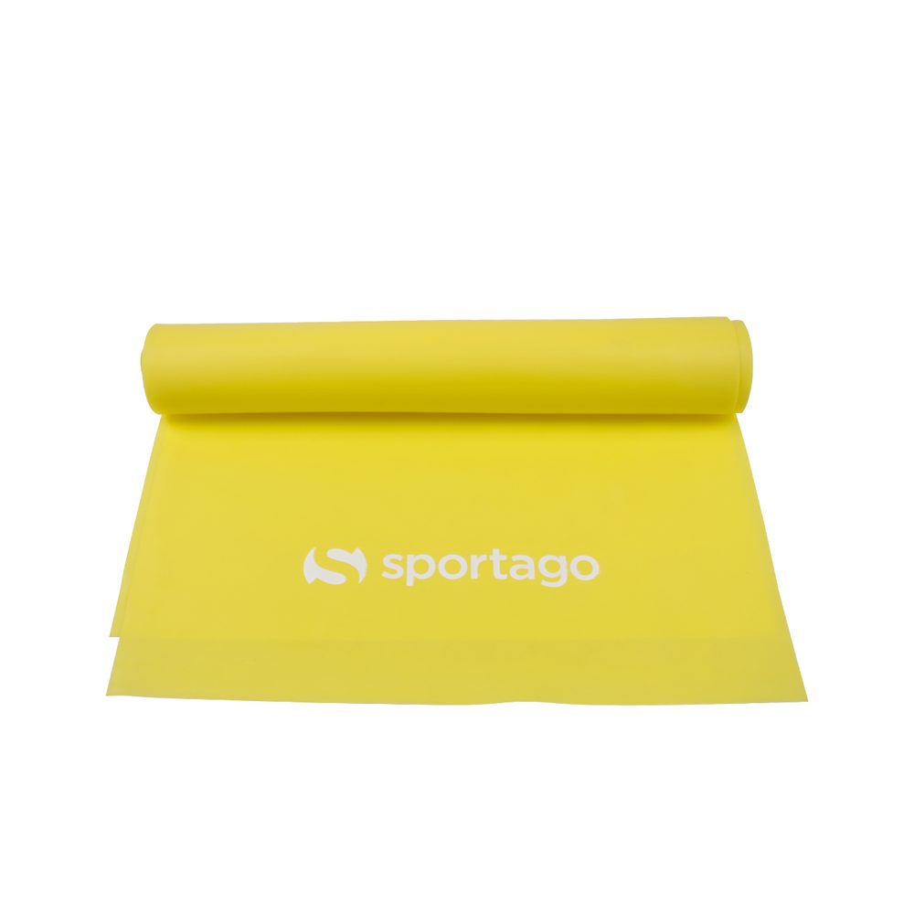 Gumový expandér Sportago Band Light 120 cm, žlutý