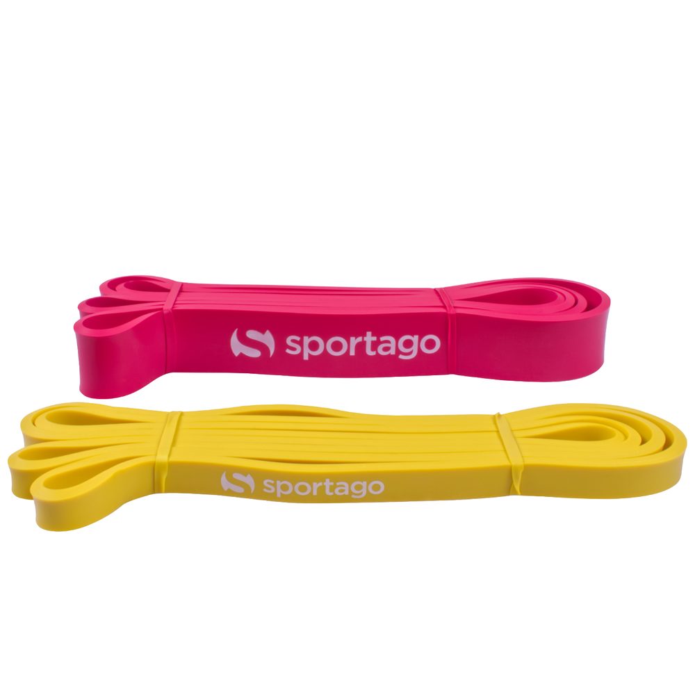 Posilňovacie gumy Sportago Pase - sada na rozcvičenie - červená + černá