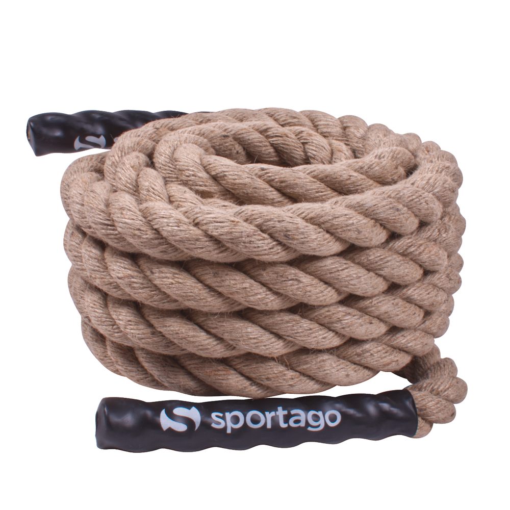 Levně Šplhací lano Sportago Climbmaster (bez úchytu) 38mm - 9m