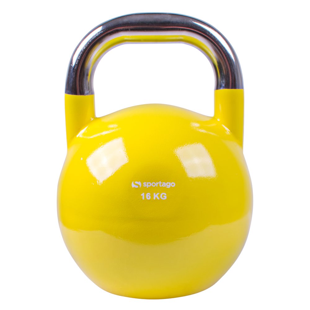 Levně Sportago Competition Kettlebell 16 kg, žlutý