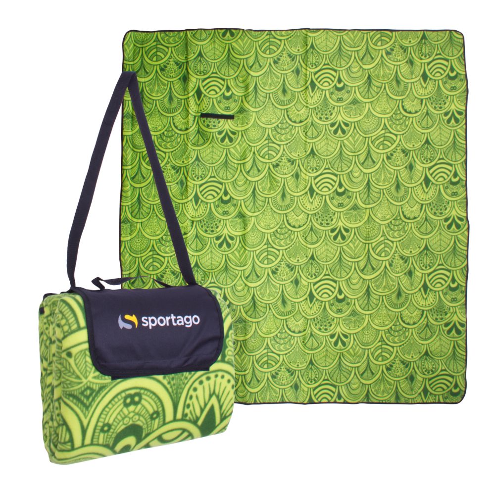 E-shop Sportago Forest piknik deka 180x210 cm, zelená