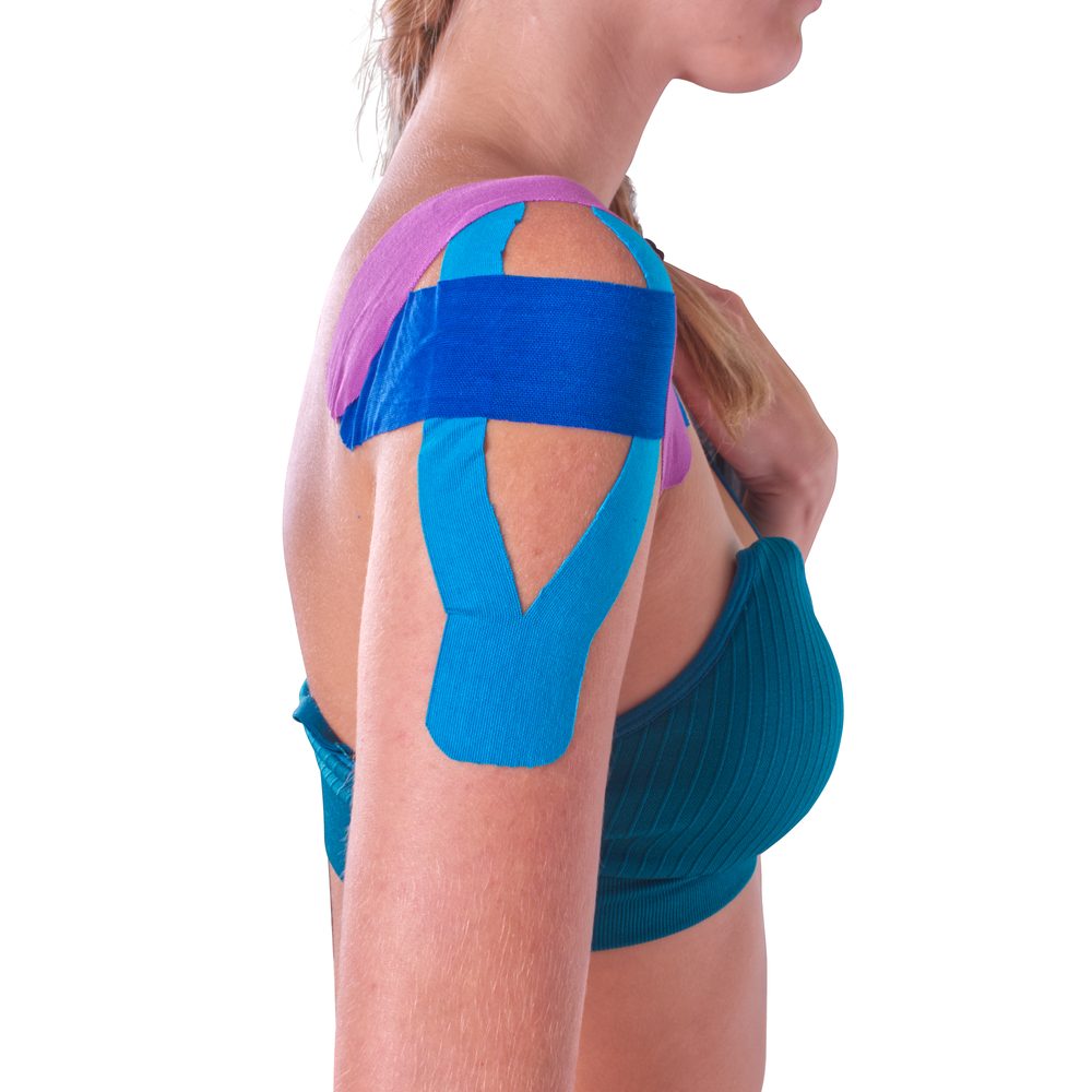 Kinesio tejp Sportago Regline 2,5 cm - světle zelená