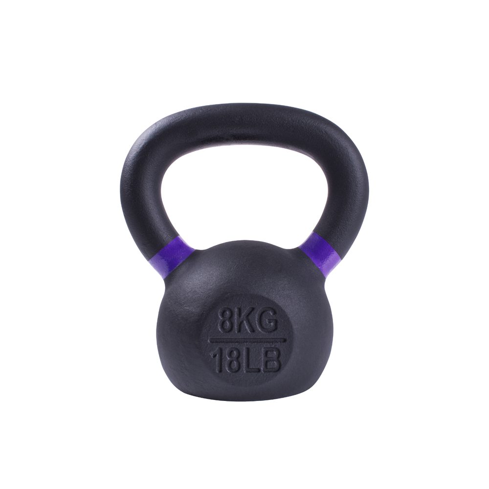 Sada powdercoated kettlebellu Sportago Ironside - 6 + 8 + 10 kg