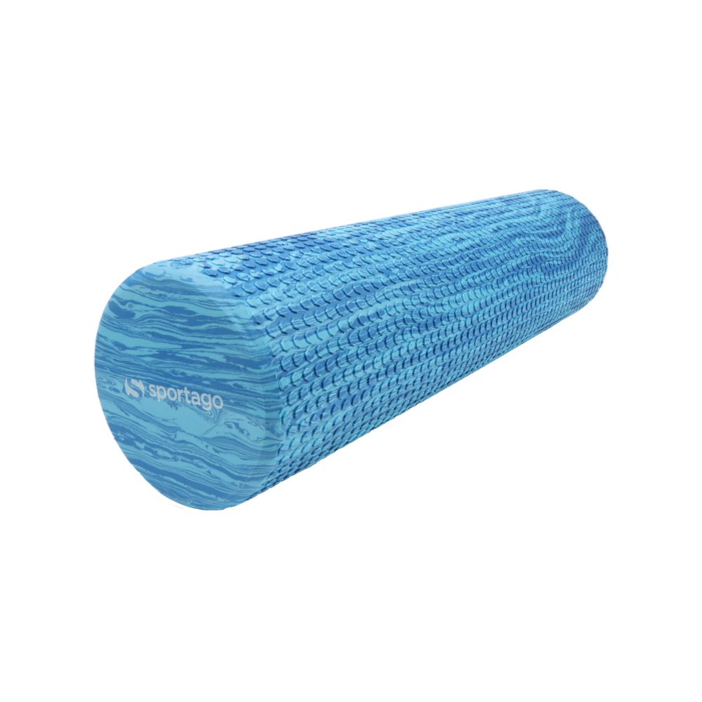 Yoga valec Sportago Seymour, modrý - 60x15 cm