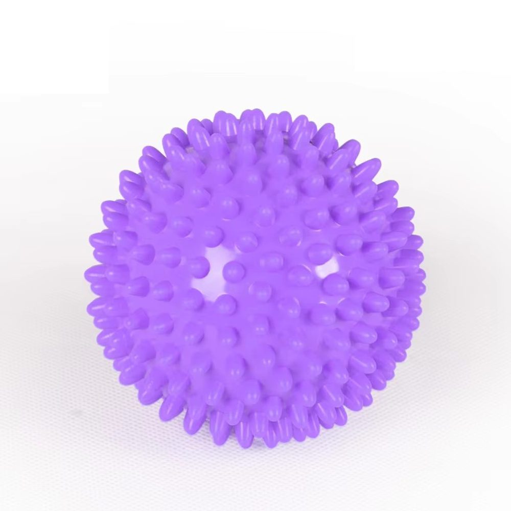 Masážna loptička Sportago Hedge 7 cm - fialová