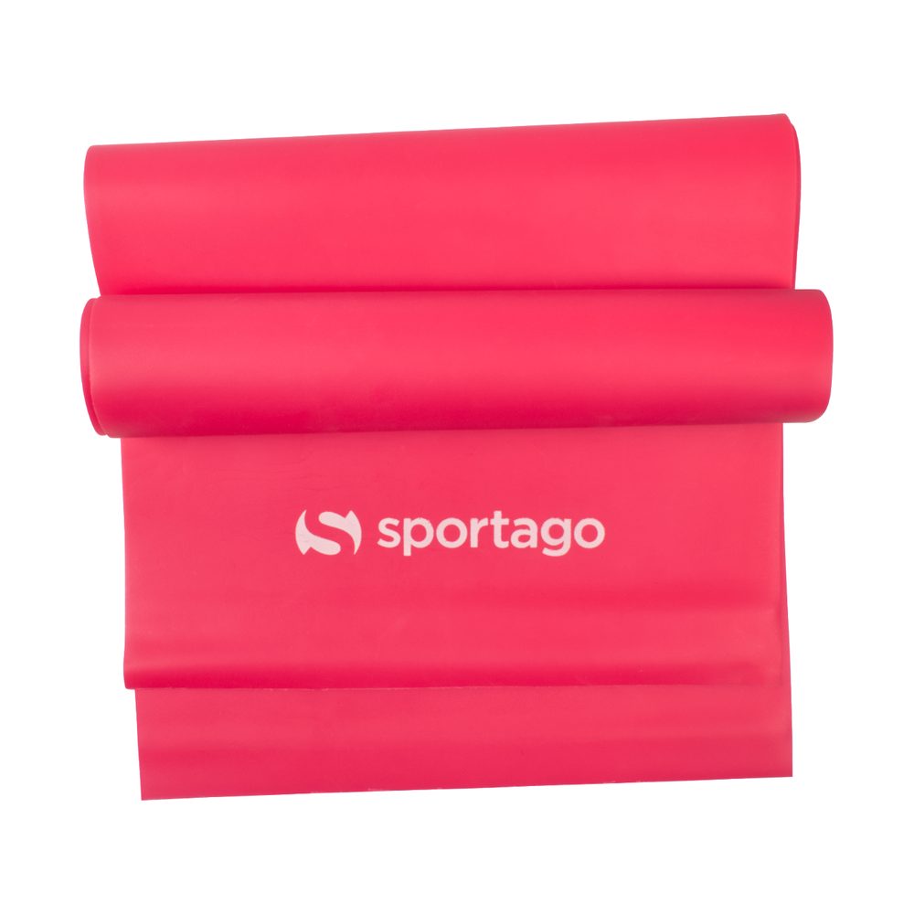 Gumový expandér Sportago Band Extra Heavy 120 cm, červený