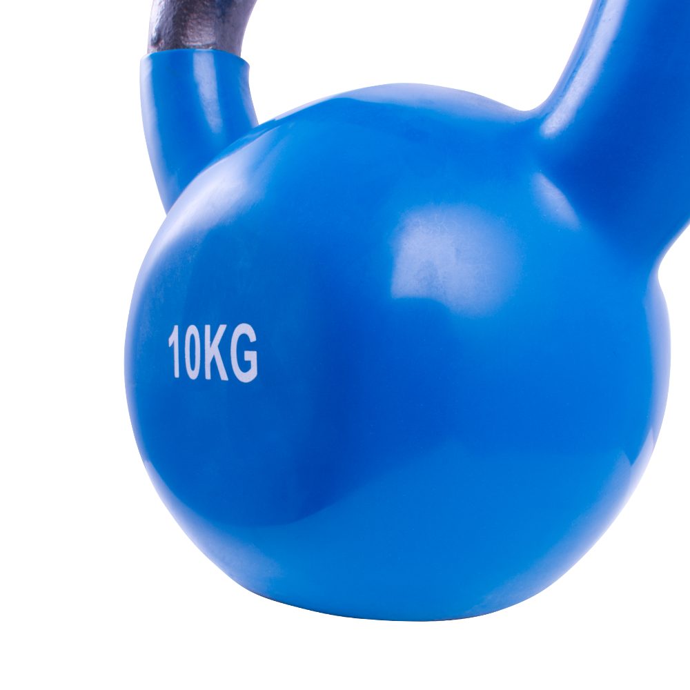 Sportago kovový vinyl Kettlebell10 kg