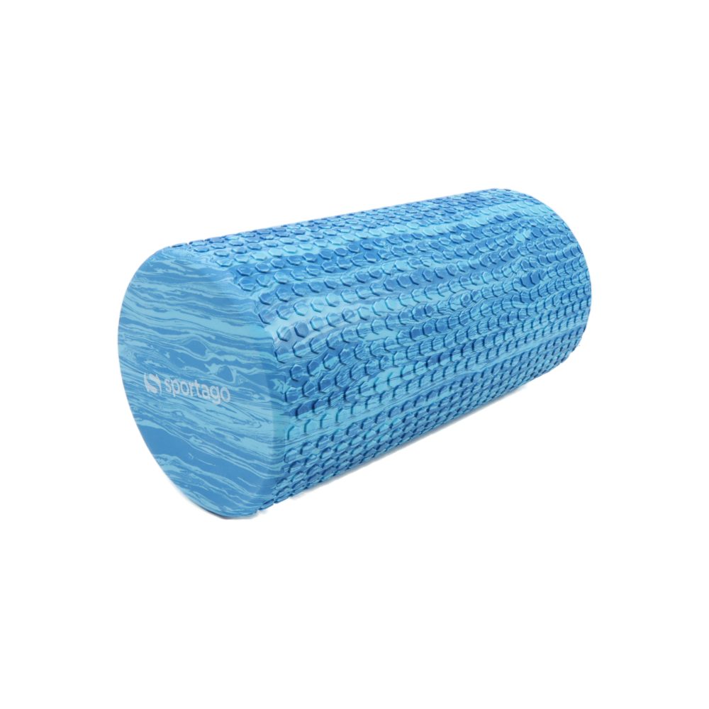 Yoga valec Sportago Seymour, modrý - 30x15 cm