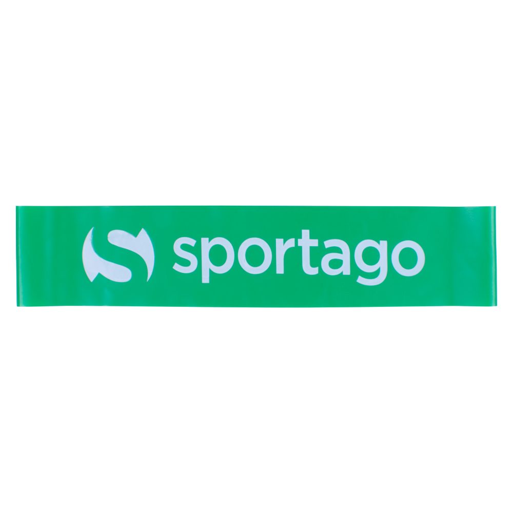 E-shop Gumový pás Sportago Stretch Light 25 cm, zelený