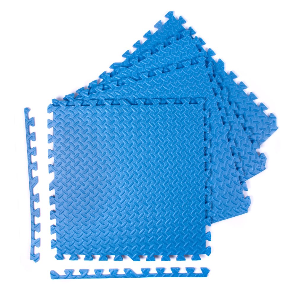 Puzzle podložka Sportago Easy-Lock 30x30x1,2 cm, 4 ks, modrá