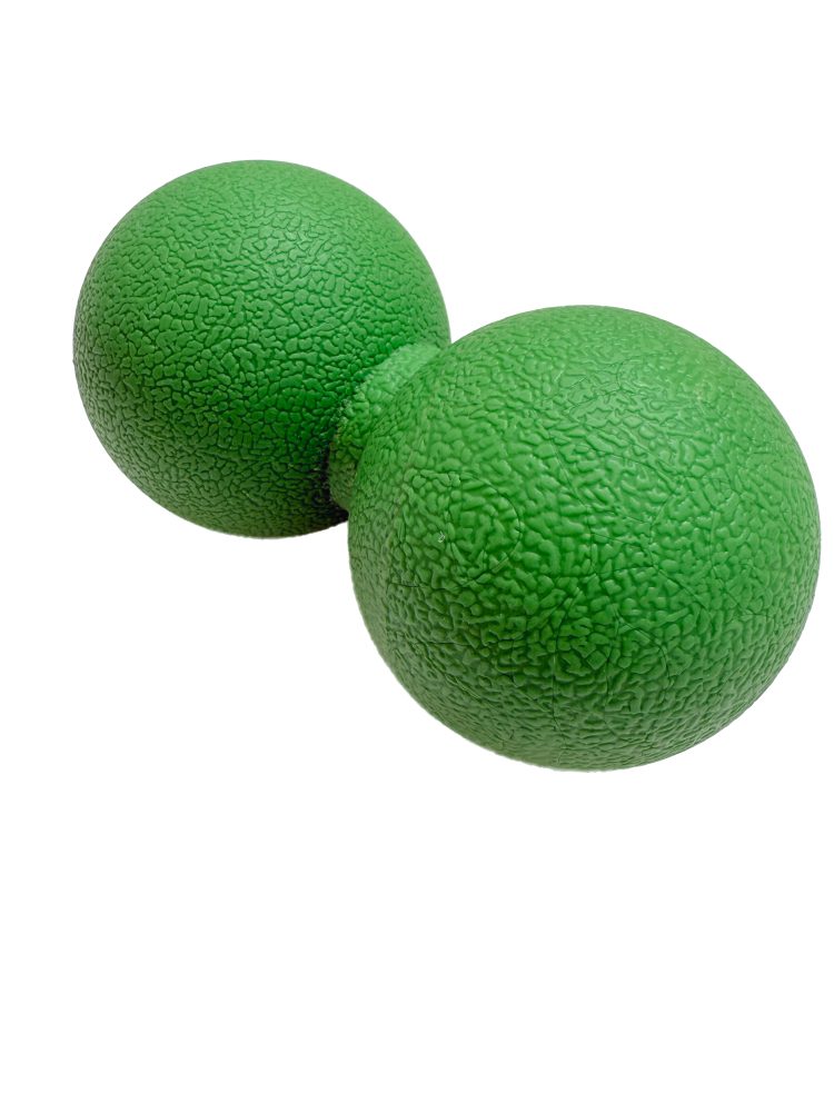 Masážny TPE dvojmíček Sportago 12*6 cm - zelená