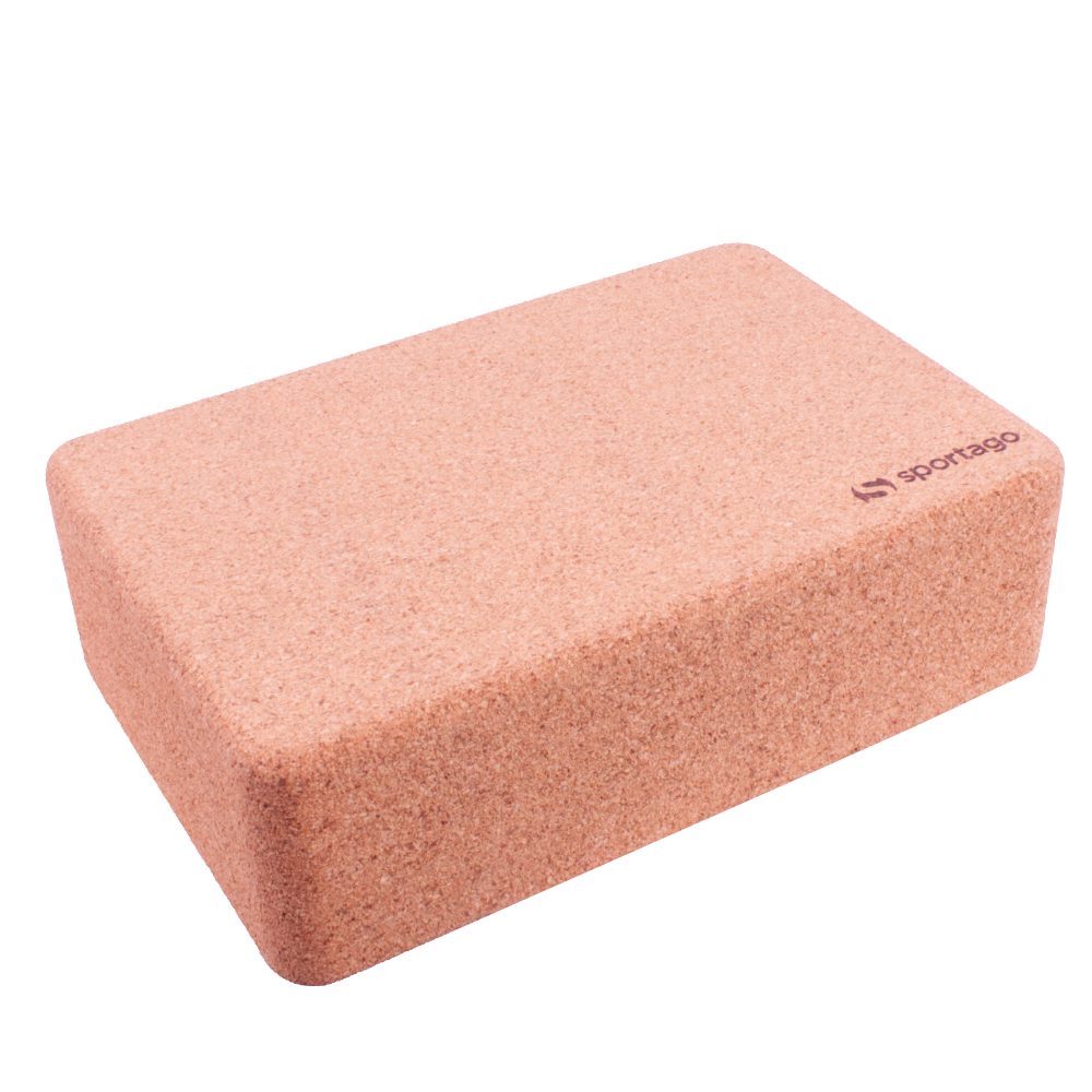 Levně Sportago Yoga Cork Block