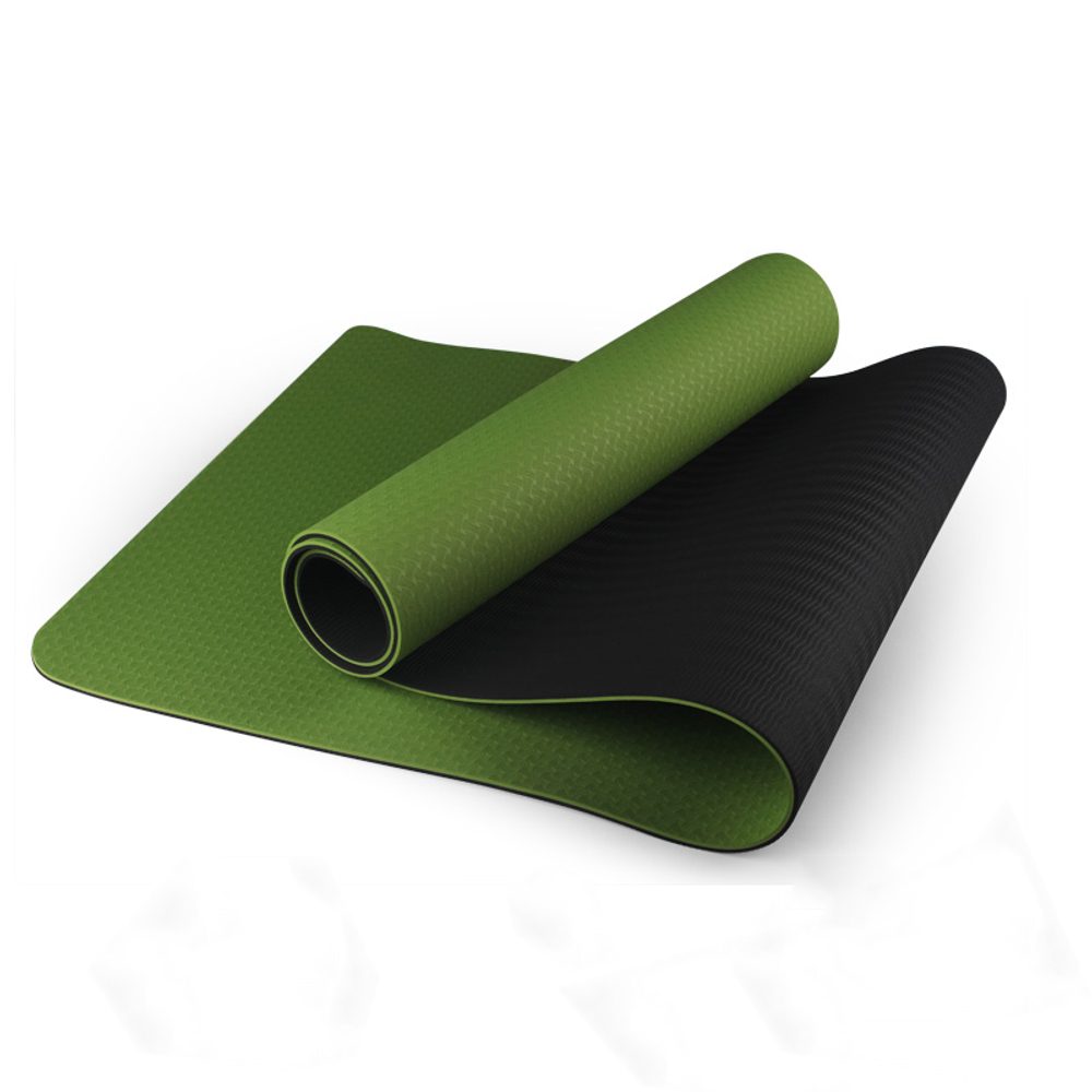 Podložka na cvičenie Sportago TPE Yoga dvojvrstvová 173x61x0,6 cm - zelená