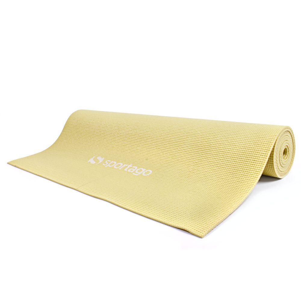 Levně Podložka na cvičení Sportago Yoga Feel, žlutá
