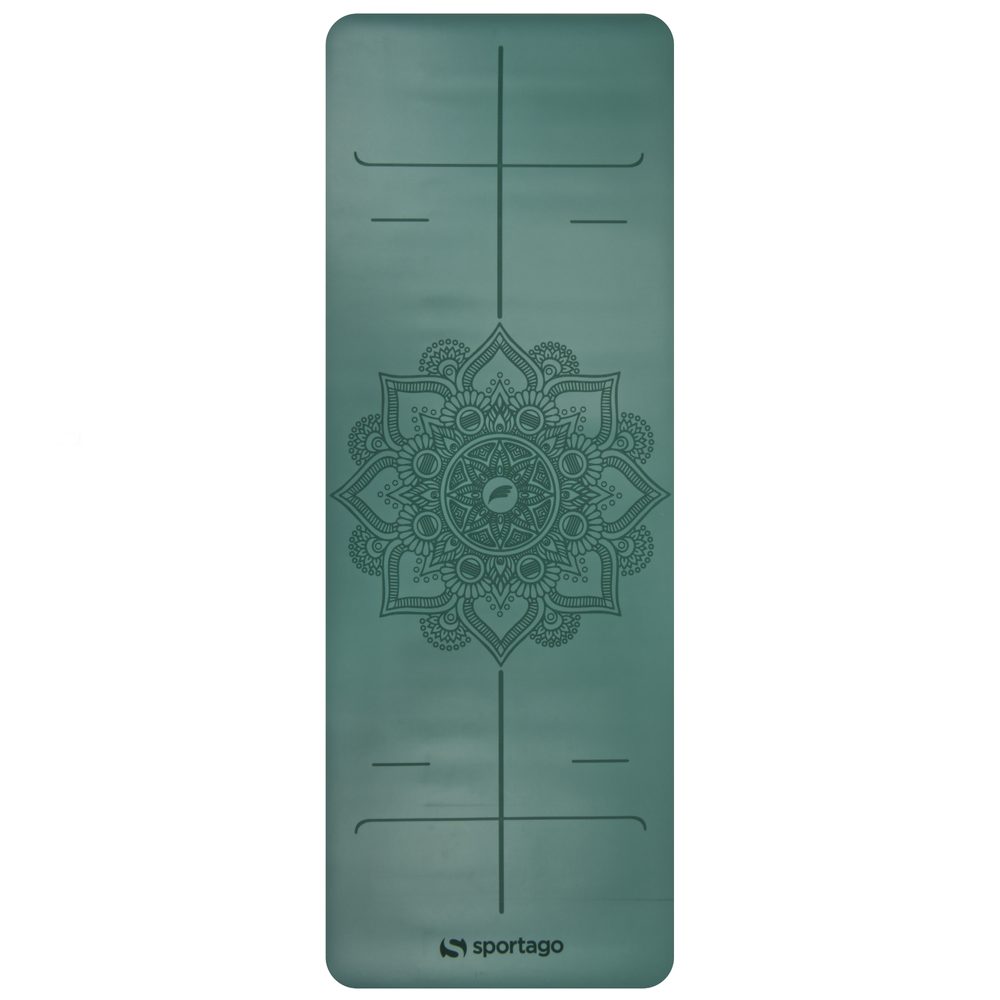 Levně Gumová jóga podložka Sportago Amita 185x68x0,45 cm